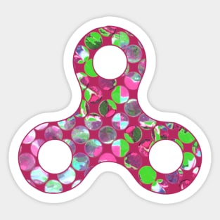 Funky circles Sticker